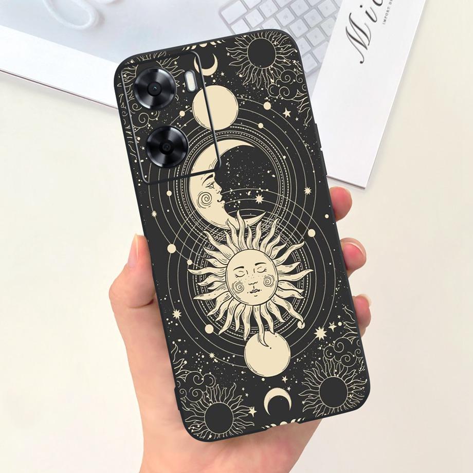 Für OPPO A57 4G CPH2387 Hülle Für OPPO A77 4G A77s A57s A57e Handyhülle Weiches Flüssigsilikon TPU Hülle Für OppoA57 Astronauten Tasche