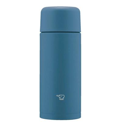 ZOJIRUSHI Wasserflasche, nahtlos, klein, Edelstahl, Mitternachtsblau, integrierter Verschluss und einfach zu waschen, nur 2 Teile, Flasche, Verschluss, Fassungsvermögen, 250 ml, Schraube, Becher,