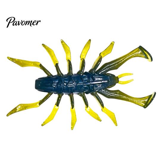 Flexible Artificial Baits 8Pcs 6cm/2.8g Bionic Insect Soft Bait, Slow Sinking Floating Lure, Freshwater Fishing Lures Swim Bait for Saltwater