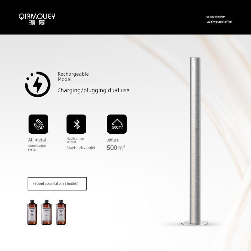 

Timed Fragrance Machine, Hotel Lobby Commercial Fragrance Diffuser, Automatic Fragrance Sprayer, Home Fragrance Machine, Essential Oil Special Use Silver + 3 Bottles of 100ml Essential Oil