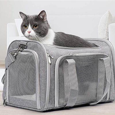 Přepravní taška pro psy Měkký boční batoh Přepravky pro kočky Cestovní tašky pro psy Schválená přeprava leteckou společností pro malé psy Kočky Odchozí