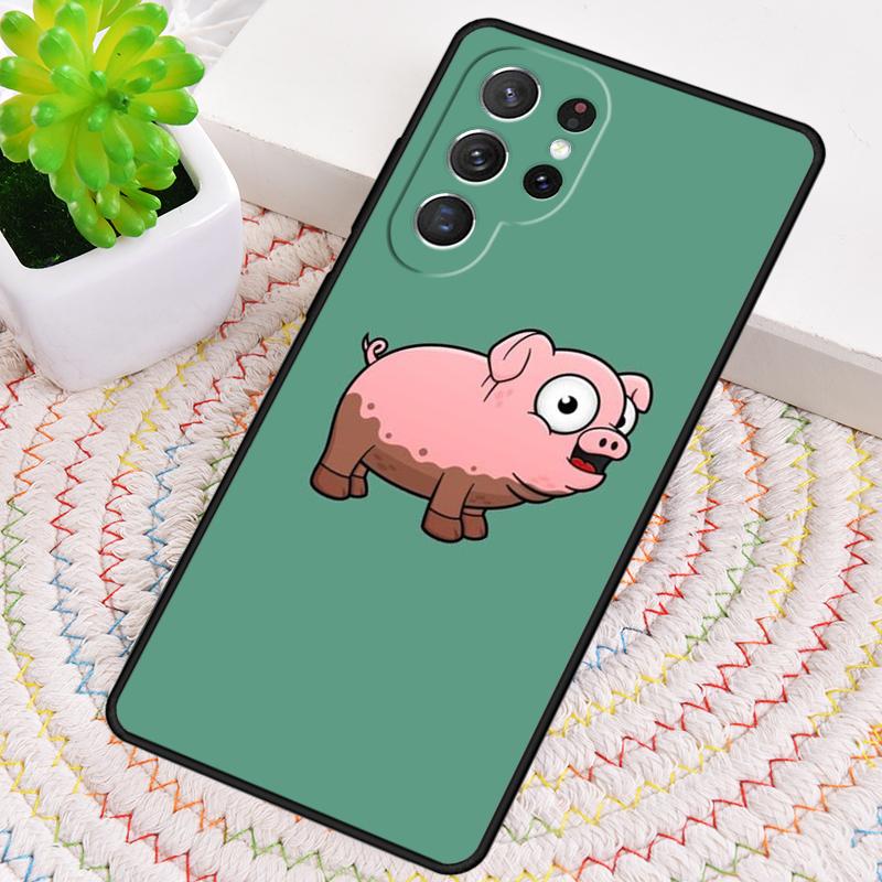 

Cartoon Pig Phone Case for Samsung Galaxy note 10 pro S26 Ultra S23 S24 FE S25 S21 S22 PLUS shockproof Cove Galaxy S20 5G