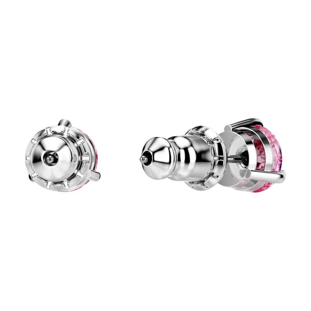 Swarovski Solitaire Stud Earrings Women's Pink 5717577