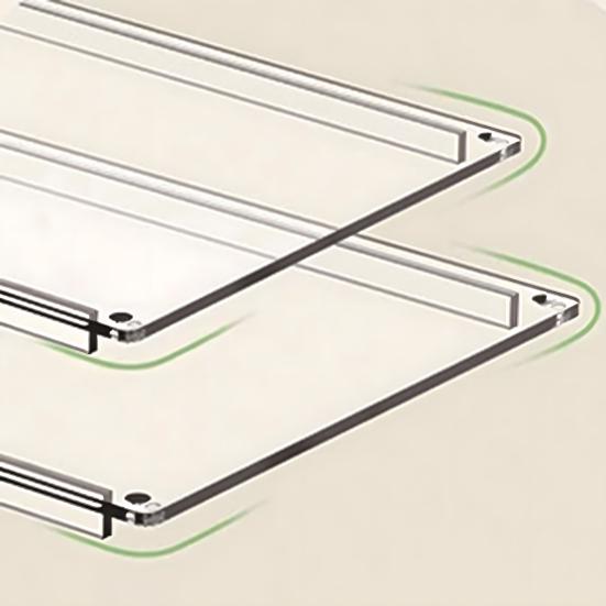 2Pcs Acrylic Cabinet Organizer Spice Racks Strong Load-bearing Transparent Kitchen Desk Countertop Organizer Stackable Shelves