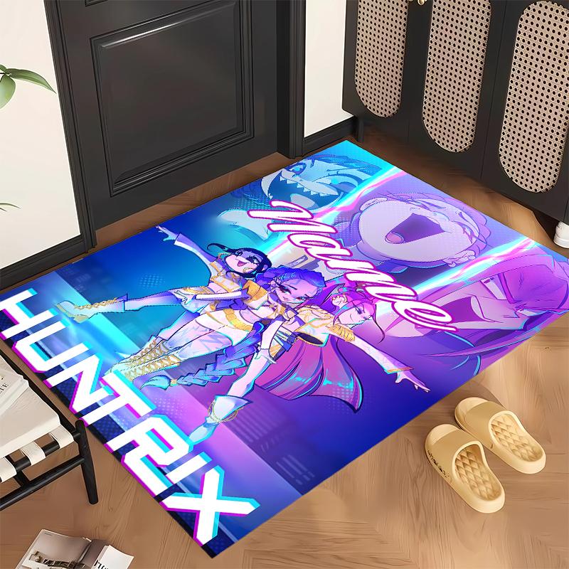 HUNTRIX (63) Personalized Name Office Carpet Stylish Decor for Living Room Bedroom Kitchen