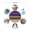 1.5X1M Thin Polyester Waterproof Sturdy Fabric Umbrella Parasol Raincoat Tent Pu Coating For Umbrella Kite Bunting Clothing
