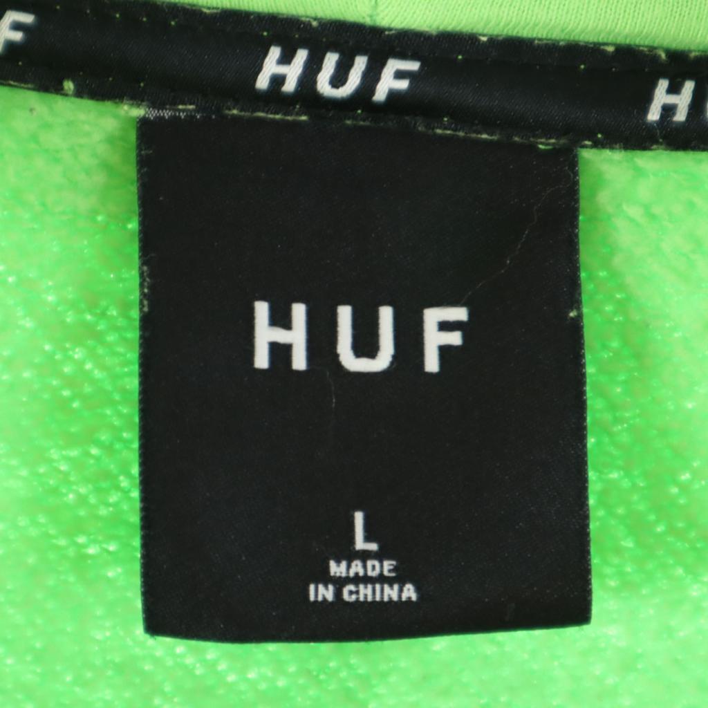 HUF Long sleeve Sweatshirts L green pullover Men's Used