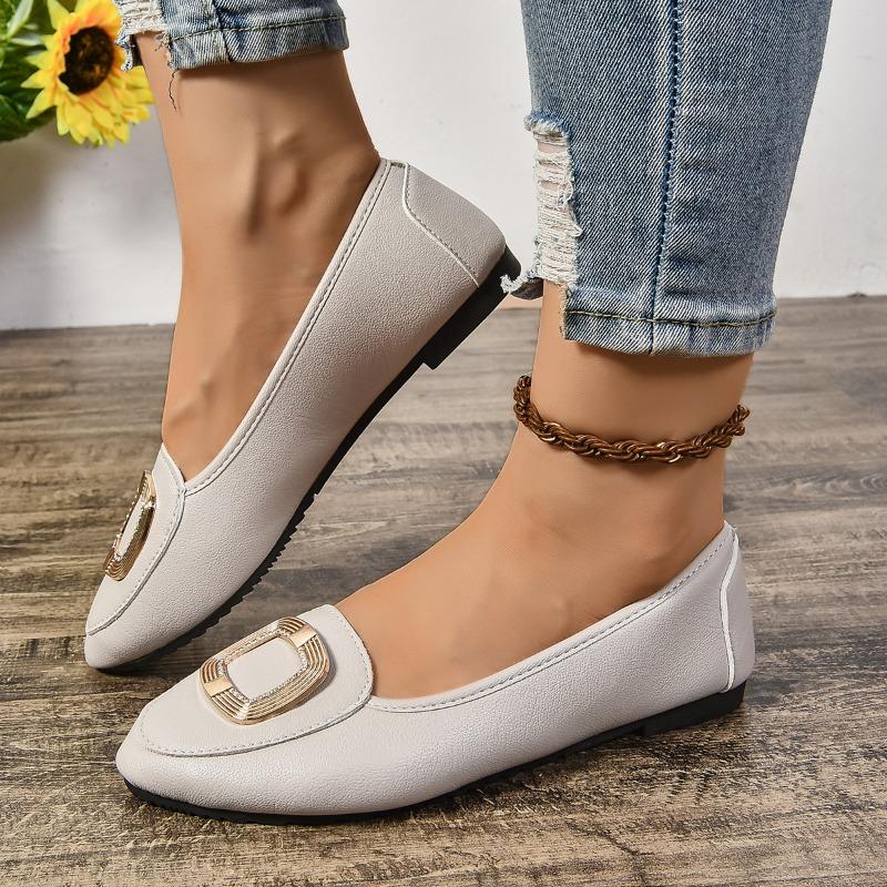 Fashion Women Shoes 2024 New Spring Autumn Fashion Casual Outdoor Women's Flat Shoes Slip on Round Toe Comfortable Shoes Women's Fashion