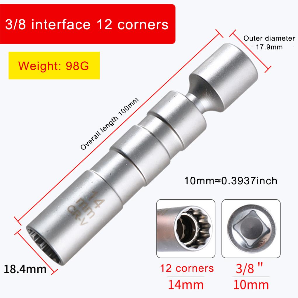 14mm 16mm Car Ignition Plug Wrench Sparking Plugs Wrenches Accessories
