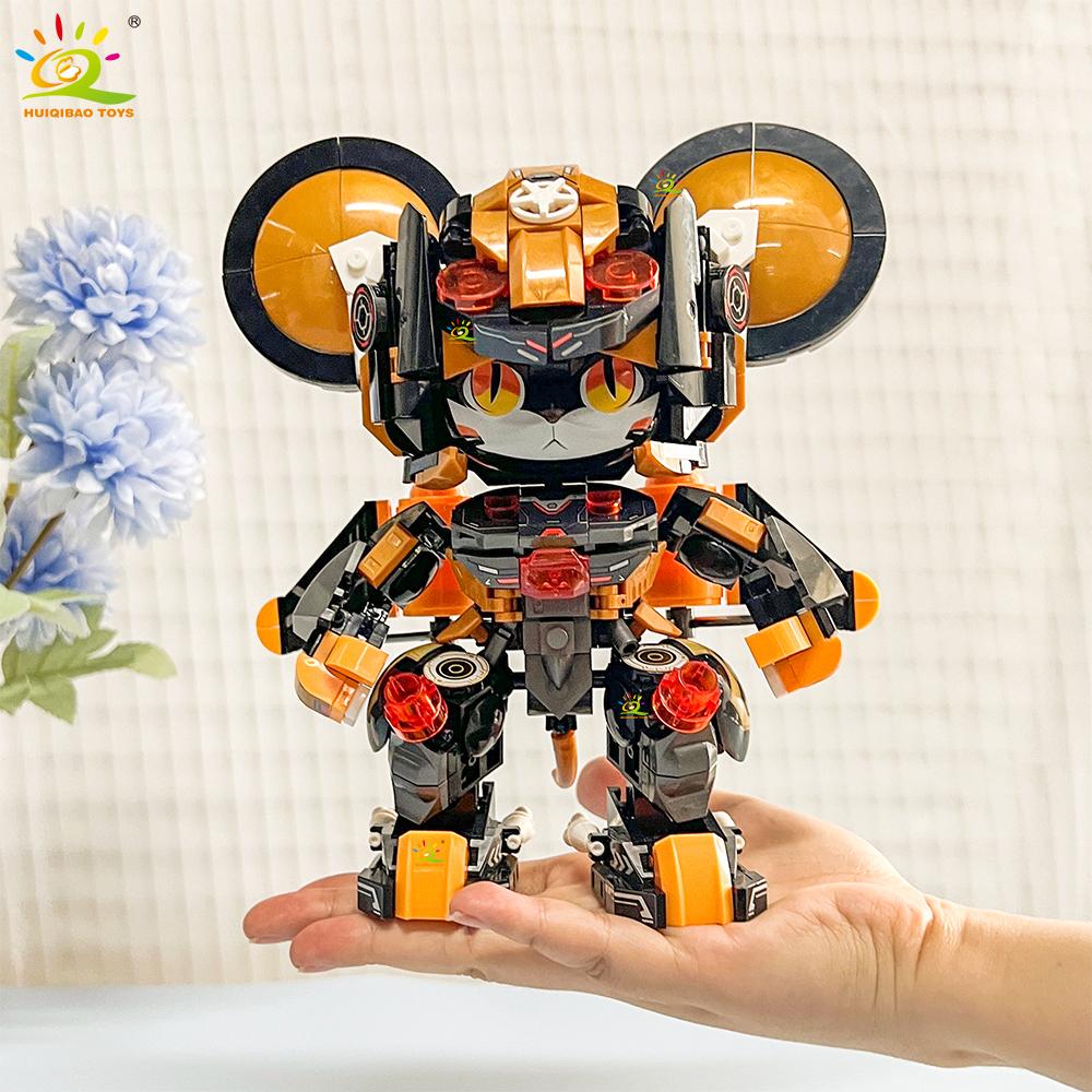 Non-Toxic Moc Animals Model Building Block Mouse Snake Sheep Monkey Series Brick Construction Toy Children Desk Home Decoration