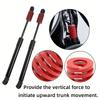 Car Gas Struts Spring Shocks Red Auxiliary Spring 1/2/4/8PCS For Rear Trunk Tailgate Damper Strut Bars Spiral Stamping
