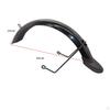 Full Coverage Mudguard Extended Tail Design Electric Bike Resistant Folding