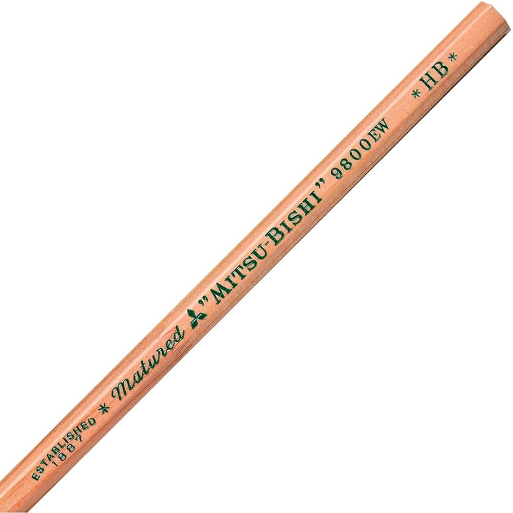 Mitsubishi Pencils Pencils Recycled Pencils 9800EW HB 12 Pack K9800EWHB