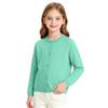 Girls Cardigan Sweater Button Front Knit Top for School Uniform, Toddler Color Warm Fall Winter Outerwear