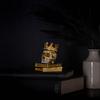 Gothic Gold Skull with Crown Jewellery Box