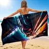 1Pc Galactic Machine Beach Towel, Quick Dry, Multi-Use for Beach Pool Gym Yoga Home Travel, Christmas, Halloween, Xmas Gift M928343