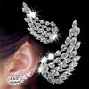 Gorgeous Women's Stud Earrings Full with Dazzling CZ Stone Sparkling Ear Piercing Earrings Party Jewelry Drop Shipping