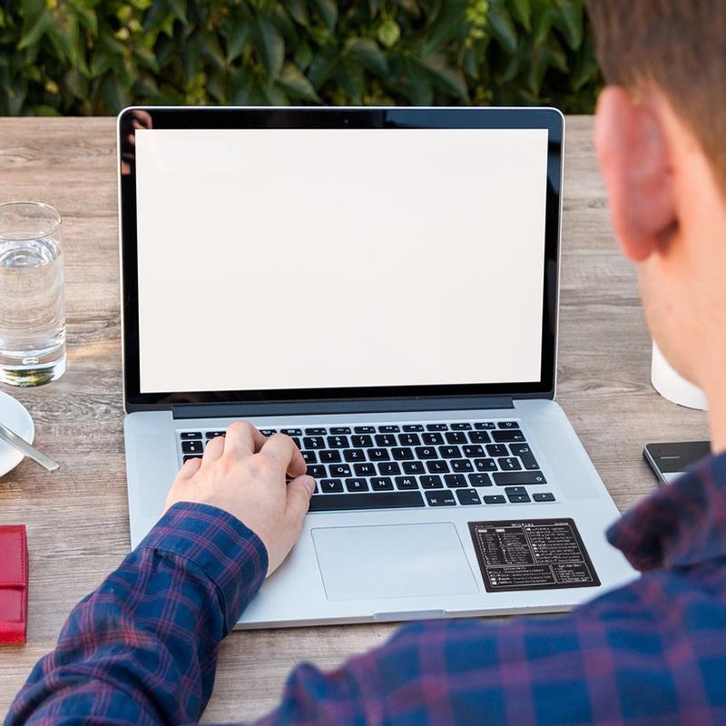 2 adesivi rimovibili per tasti di scelta rapida per tastiera di riferimento Windows/Word per computer, per una guida di riferimento rapido alla tastiera