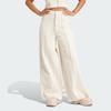 adidas Originals Mode Montreal Denim Jeans Locker Bequem Weiter Bein Lässig Sport Damen Jeans Weiß IS3584