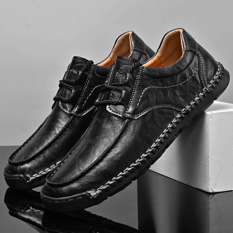 Fashion Handmade Men's Casual Business Casual Leather Shoes  Luxury Men's  Comfortable Outdoor Party Office Men's Shoes for Work