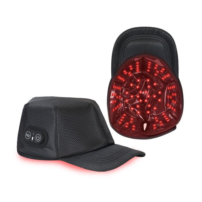 Rechargeable Red LED Hair Growth & Health Cap - 100 LEDs, Three-Speed Adjustment