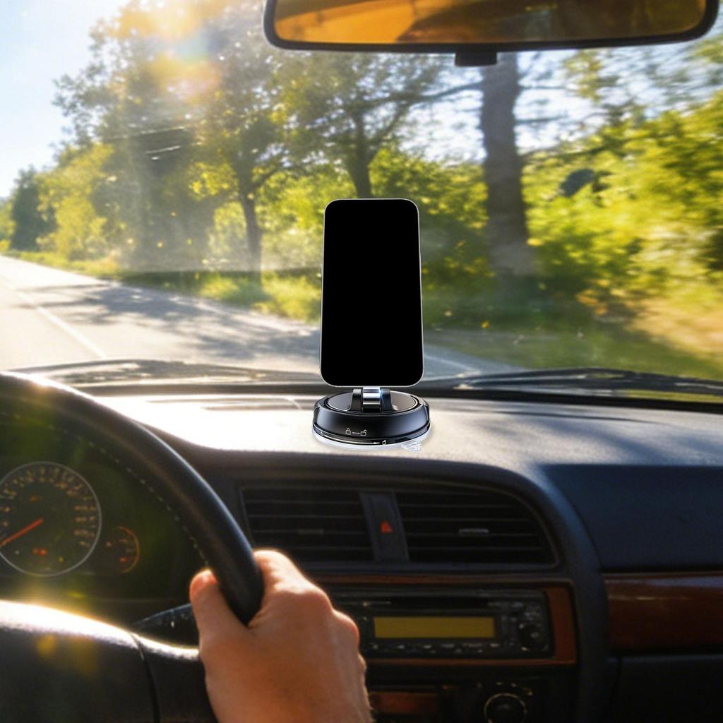 Magnetic Suction Cup Phone Mount For Magnetic 360 Degree Adjustable Magnetic Car Phone Holder Foldable Car Mount