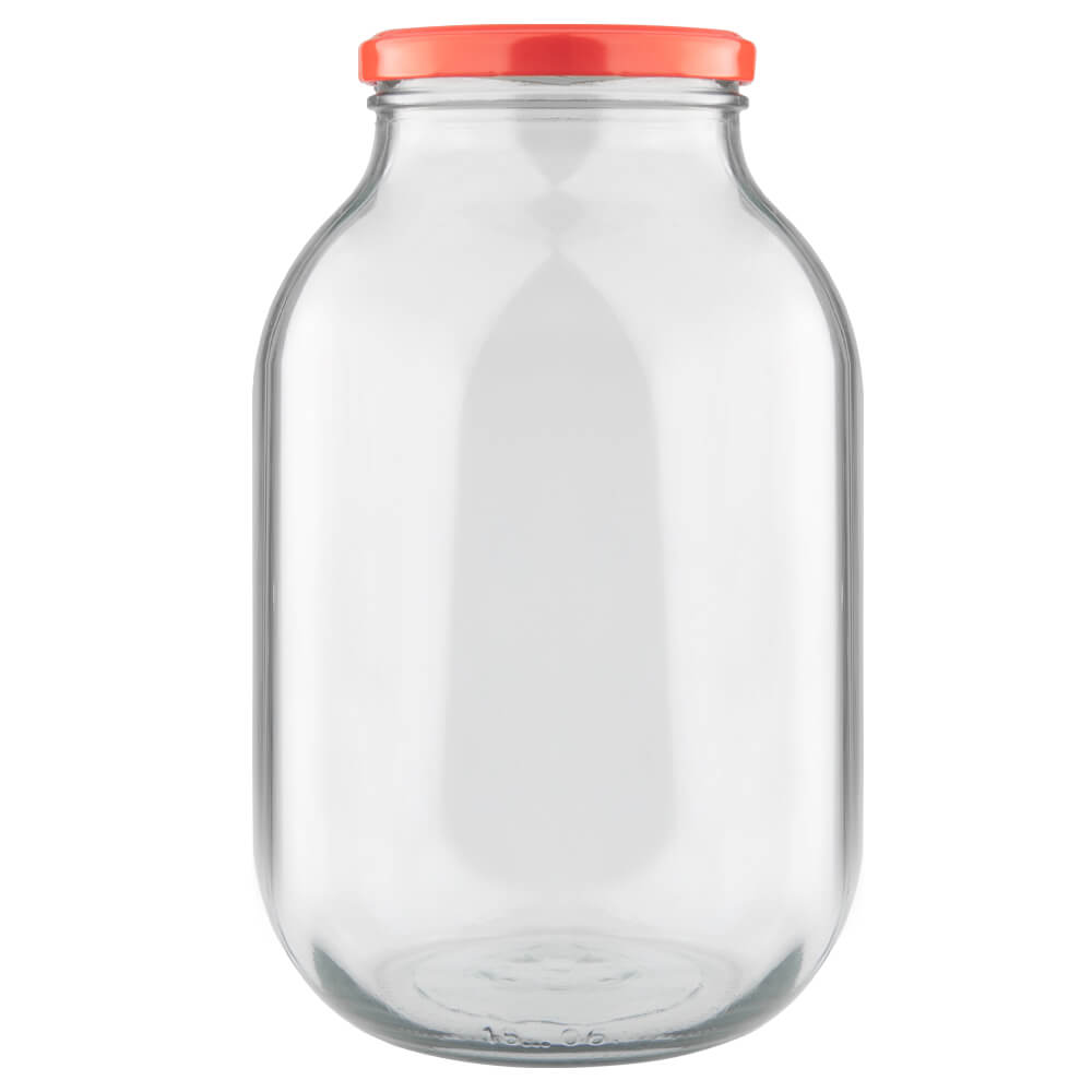 Glass Jar 4L Jar For Preservations, Liqueurs, Honey