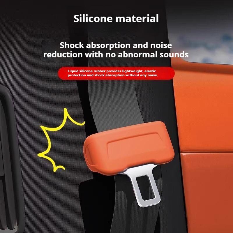 For Li Lixiang L6 L7 L8 L9 I8 I6 MEGA Car Seat Safety Belt Socket Protective Cover Seatbelt Connector Scratch-Resistant Cover