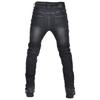 Mens Winter Motorcycle Riding Jeans With Thermal Lining Windproof Crash Protection Biker Pants Street Track Use