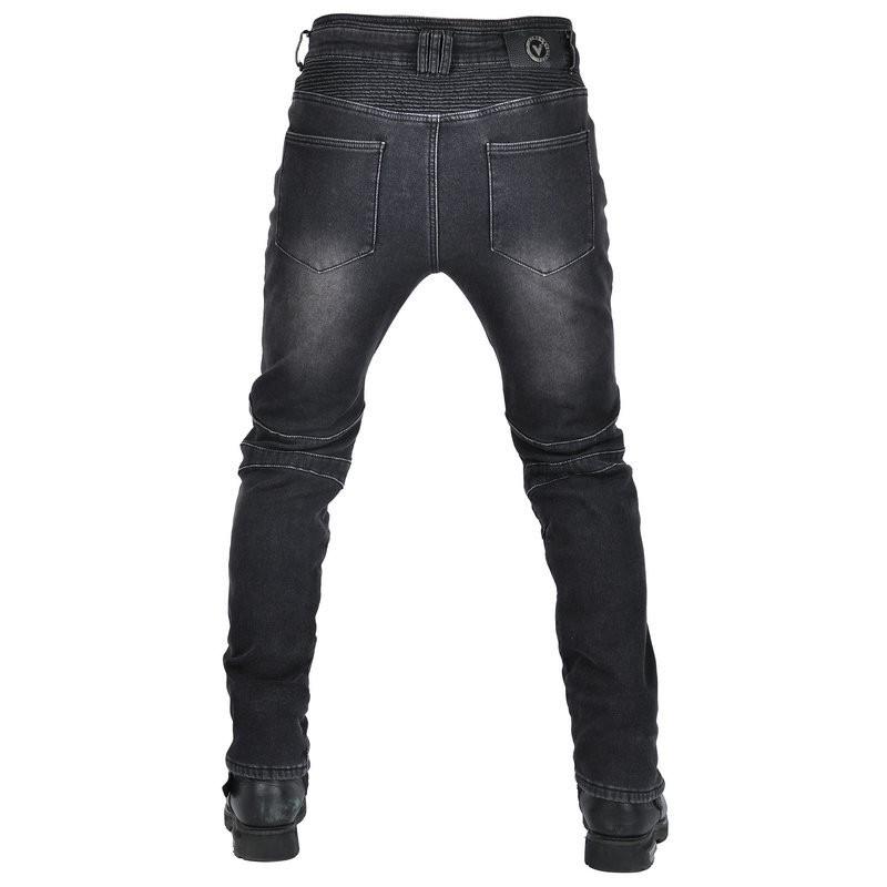 Mens Winter Motorcycle Riding Jeans With Thermal Lining Windproof Crash Protection Biker Pants Street Track Use