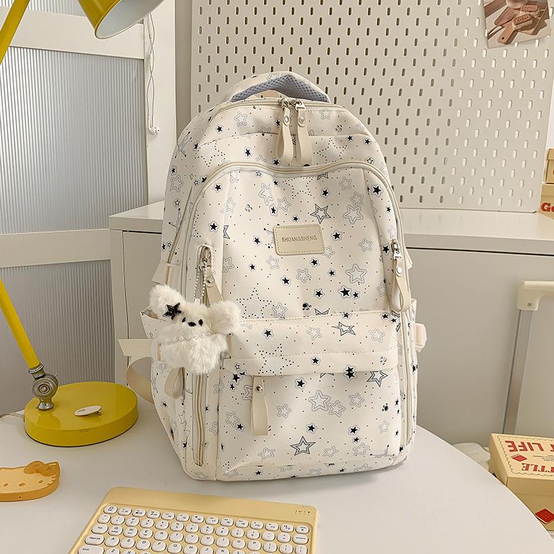 Schultasche College Stil Schultasche Weiblich Mittelschüler Koreanische Edition Große Kapazität High School Schüler Fünfzack Rucksack 1011 Neu