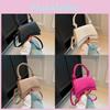Fashion-forward Retro One Shoulder Bag Contemporary Solid Color Handbag For Trendsetters