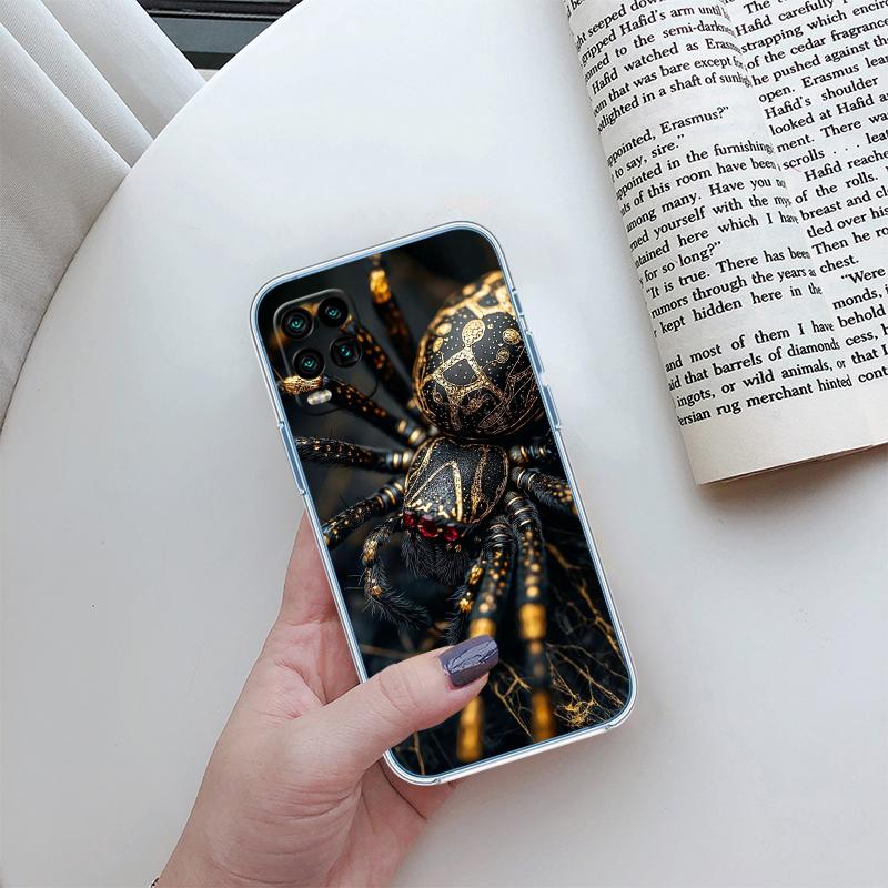 Spider Transparent Phone Case for Motorola Moto G10 G20 G30 G31 G32 G34 G35 G41 G42 G50 G51 G52 G55 G60 G60S G62 G71 G72 G75