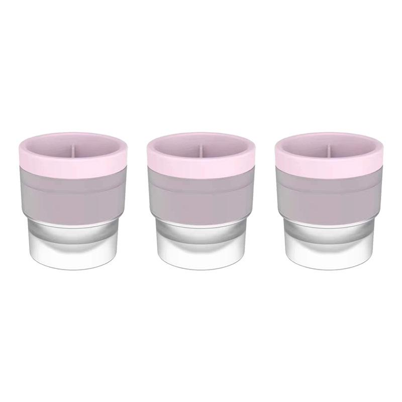 Silicone Ice Ball Mold Whiskey Spherical IceCube Light Bulbs Round Ice Ball Maker for Whiskey, Cocktail and Drink Bar Ice Maker