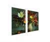 GLAS-SCHUTZPLATTE FÜR DIE KÜCHE 65x52 BLUMEN