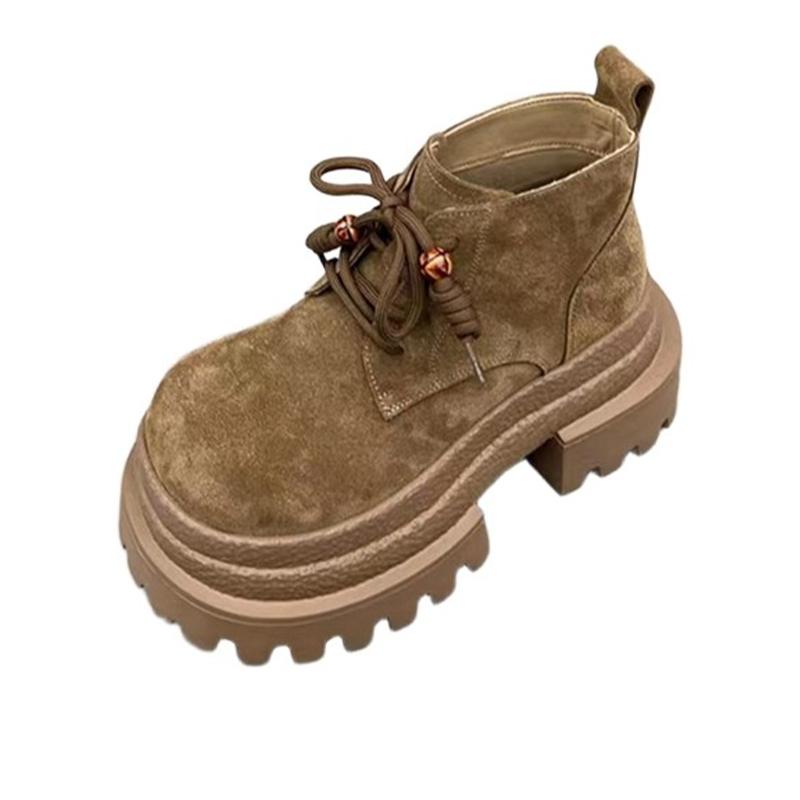 Módní kotníkové boty pro ženy ploché platformové módní boty semišové designové ležérní sportovní boty 2025 nový trend útulné dámské Chelsea boty