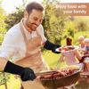 High Temperature Resistant BBQ Gloves Heat Insulation 800 Degree Microwave Oven Gloves Flame Retardant Heat-resistant Gloves