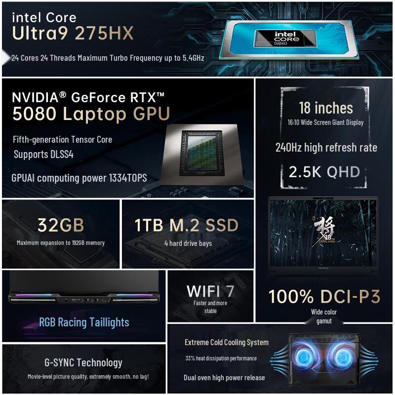 Colorful Jiangxing Series Gaming Laptops (CN version)