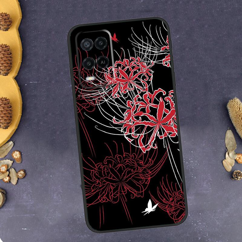 Lycoris radiata Phone Case For Oppo A40 A60 A80 A78 A98 A18 A38 A58 A74 A94 A54 A16 A76 A96 A15 A17 A77 A57S