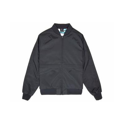 Reversible Zip-Up Long Sleeve Jacket Men Outerwear Black CV4358-084