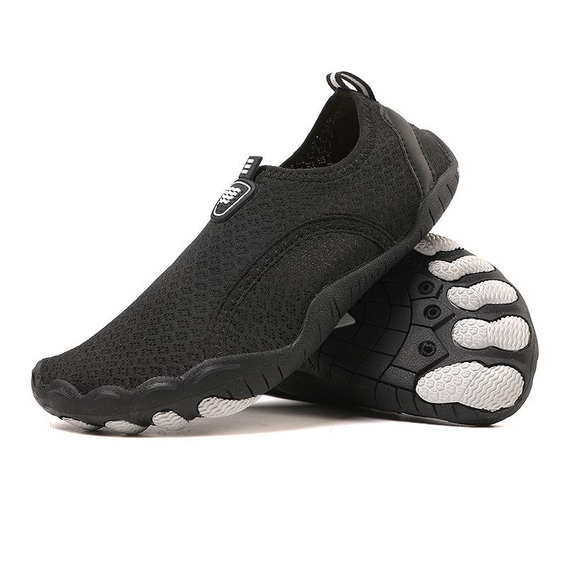 

Летняя обувь для ручья, пляжная обувь, мужская обувь для активного отдыха, быстросохнущая, обувь для заброда, нескользящая обувь для фитнеса, обувь для плавания, женская обувь для рафтинга, устойчивая к царапинам 35 чёрный