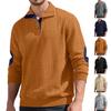 Men's jacquard embroidery Henry autumn and winter loose casual sports stand-up collar buckle trendy sweater