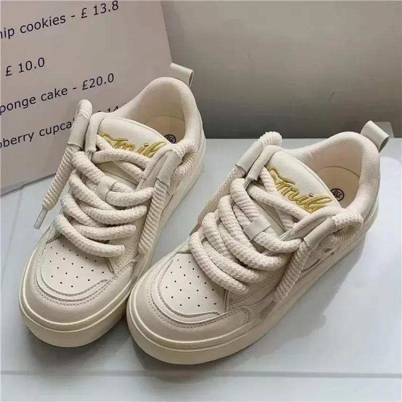 Zapatillas  Woman Sneakers Student Shoes Low Top Female Shoes Casual Shoes Round Toe Flat Bottom Ladies Women Tenis 2024