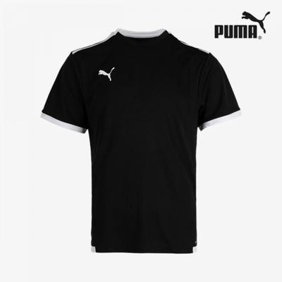 Puma Galleria Puma Teamlia Drycell Functional Health Black Short Sleeve Jersey