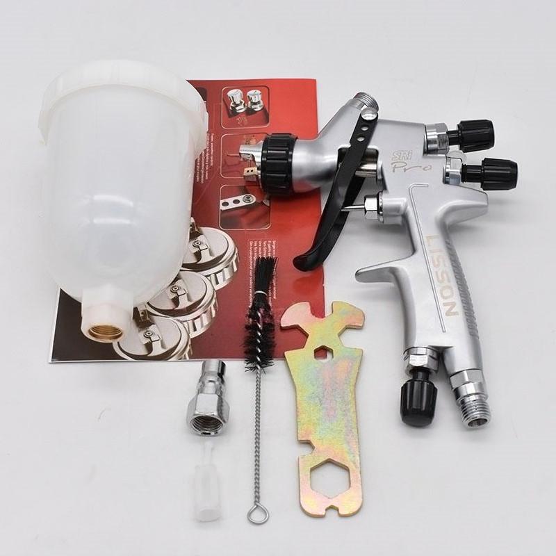 Mini Portable Spray Gun Gravity Feed Paint 250ml Cup Paint Sprayer 1.2mm Nozzle Handheld Spray Painting Equipment