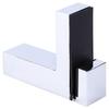 Thickened Clamp Glass Shelf Zinc Alloy Adjustable F Type Board Hardware FittingsGlossy
