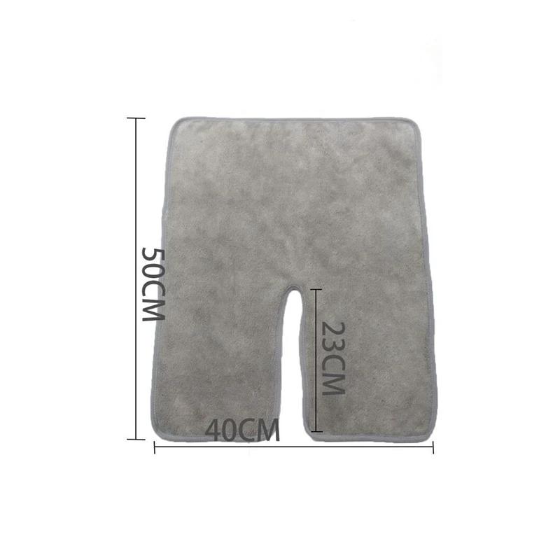 1Pc Beauty Salon Skincare Massage Towel Microfiber Custom Treatment Facial Wrap Spa Neck Face Wrap Towel Warm U Shape Soft Towel