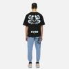 Evisu T-Shirts Men's Black Crew Neck Moderate Straight Fit 2ESHTM4TS1076LFCT