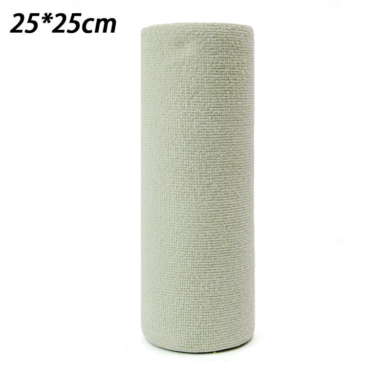 25cm×25cm Lappen Mikrofaserhandtücher Rolle/Ölabweisende Spülschwämme/Spültuch Handtuch/Küchenlappen Handtuch/Küchenreinigung Spültuch