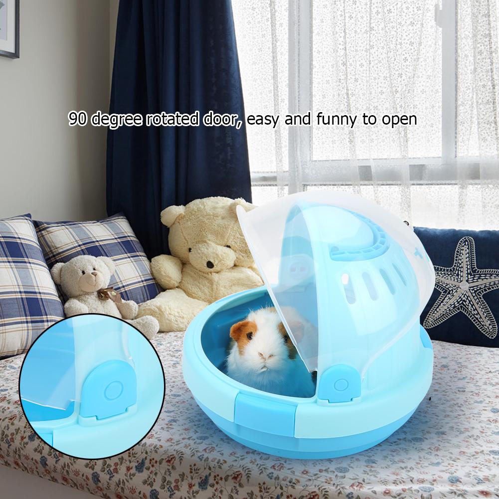 Small Portable Breathable Pet Animal Hamster Cage Case Travel Outdoors